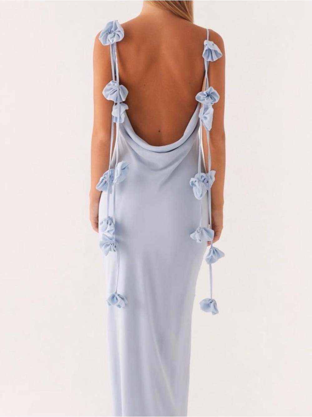 Peppermayo Hanging Flowers Backless Dress